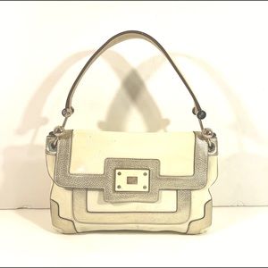 ANYA HINDMARCH “LAUTNER” Leather Shoulder Handbag